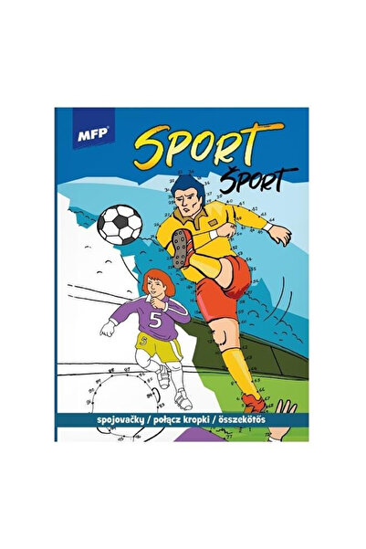 OEM Carte de colorat uneste punctele Sport MFP 32 pagini format 276x220 mm