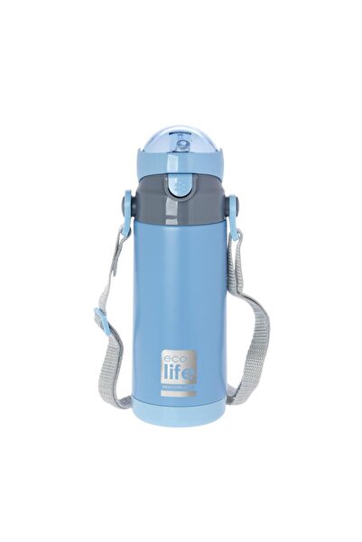 Ecolife Μεταλλικό Θερμός Παιδικό 400ml - ΜΠΛΕ