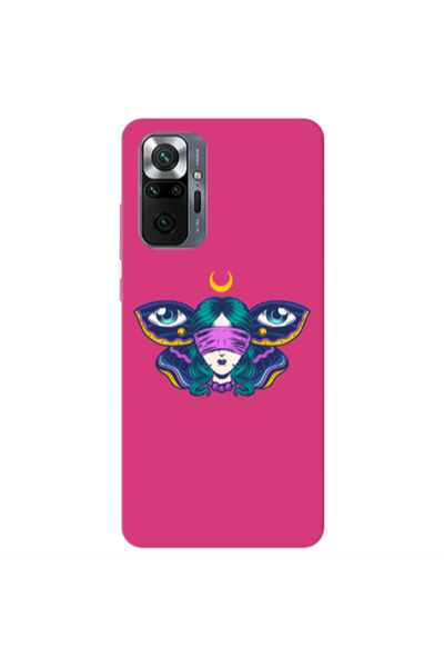 Other Xiaomi Redmi Note 10 Pro 4G Eye in my ear Fuchsia Colored Silicone TPU ...