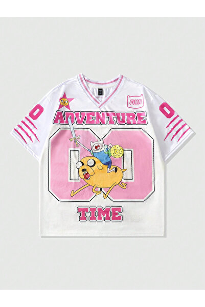 Touz Moda Adventure Time Fin and Jack Y2K Jerse Forma