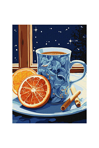 ideyka Set pictura pe numere Combinatie parfumata, panza pre-numerotata, 30x3...