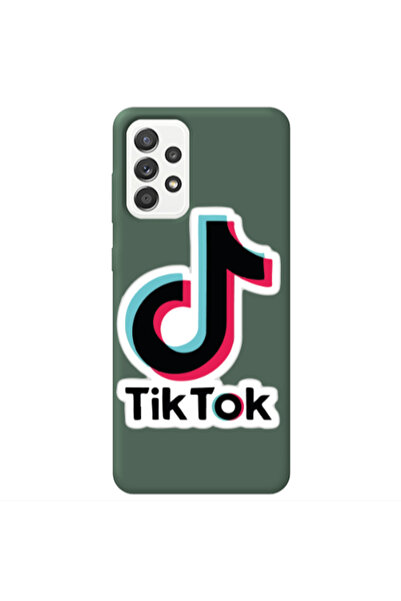 Other Samsung A52 Tik Tok Dark Green Colored Silicone TPU Θήκη