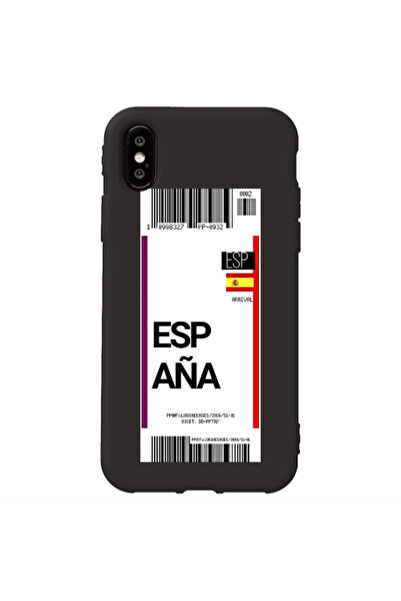 Other Apple iPhone Xs Max Espana Arrival Black Colored Silicone TPU Θήκη