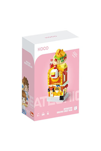 OEM Set de constructie KOCO, restaurant, 283 elemente, multicolor