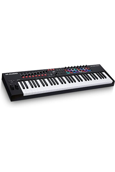 M-AUDIO Oxygen Pro 61-61 Tuşlu USB MIDI Klavye Controller, Ritim Pedleri, MID...
