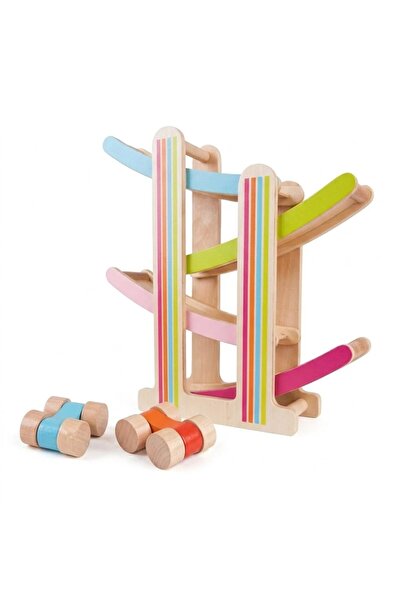 sallma Pista interactiva din lemn jadore switchback multicolora pentru dezvol...