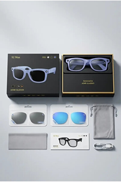 shopwave Artificial Intelligence Translation Supported Purple Smart Glasses C...