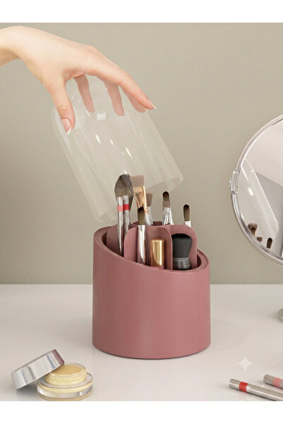 DOVİHOME Dovi Home Rose Gold Diamond Makeup Brush and Cosmetic Organizer Hygi...