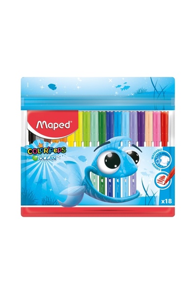 Maped Carioca Color'Peps Ocean 18 culori/set