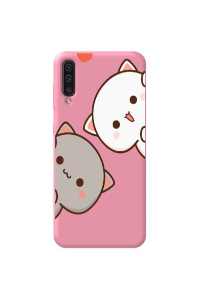 Other Samsung A70 We are here Pink Colored Silicone TPU Θήκη