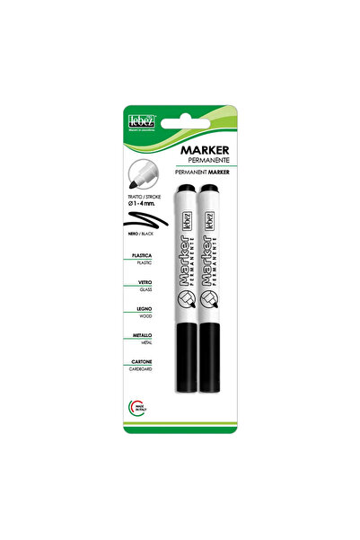 Lebez Set de 2 markere permanente 81629