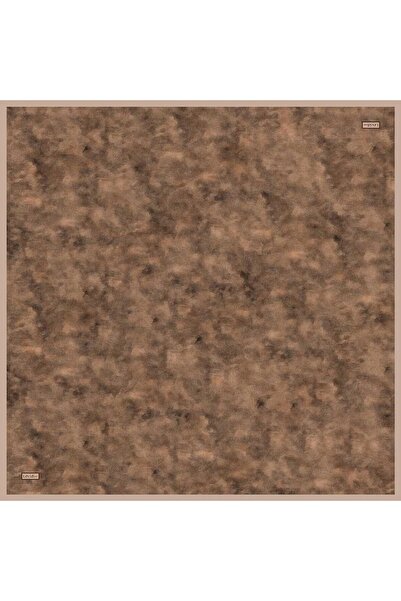 Levidor Coffee Antique Pattern Sura Silk Scarf