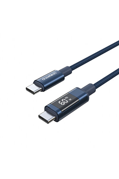 CHOETECH Cablu USB-C la USB-C pentru încărcare și date 60W 1.2m Albastru