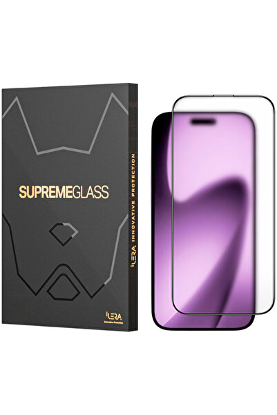 iLera FrostedGlass 2.0 Glass Screen Protector for iPhone 17 Air (Transparent)