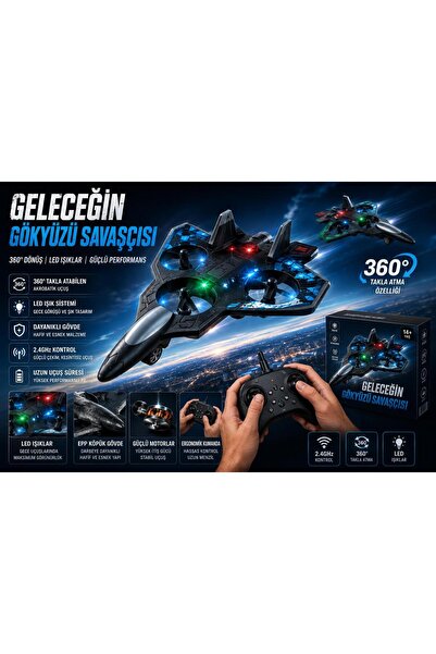 ATLT ATLANTİS XF819 TURBO FAN UÇAK DRON 2.4 GHZ KONTROL 360 DERECE DÖNÜŞ TEK ...