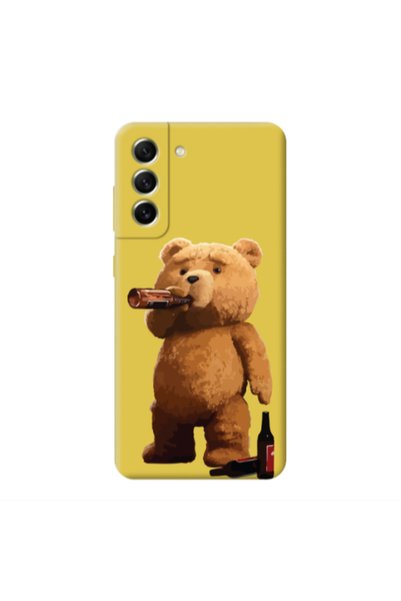 Other Samsung S21 Beer Time Yellow Colored Silicone TPU Θήκη