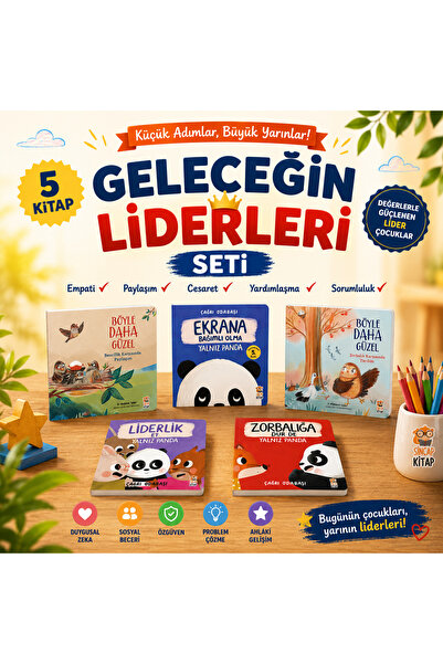Sincap Kitap | Geleceğin Liderleri Kitap Seti | Empati, Liderlik ve Cesaret 5...