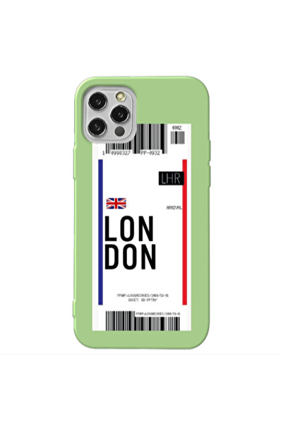 Other Apple iPhone 12 Pro Max London Arrival Light Green Colored Silicone TPU...