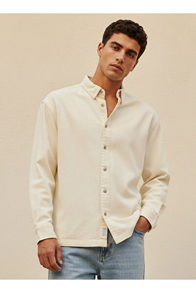 Lee Cooper Regular Fit Collared Long Sleeves Shirt