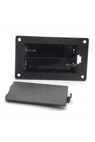 Roboyol Store 18650 Pil Yuvası 2x Kapaklı