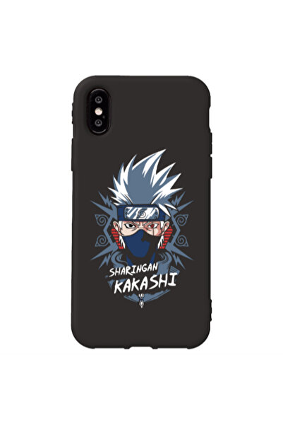 Other Apple iPhone X Anime Mangoo Black Colored Silicone TPU Θήκη