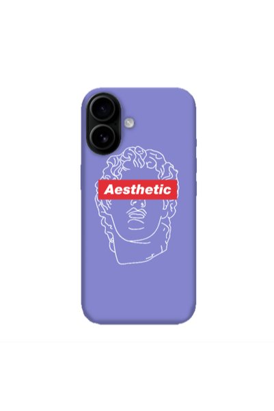 Other Apple Iphone 16 plus Aesthetic Purple Colored Silicone TPU Θήκη