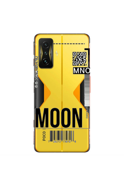 Other Xiaomi Poco F4 Gt A ticket to the moon Transparent Silicone TPU Θήκη