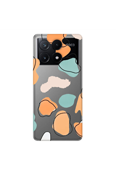 Other Xiaomi Poco X6Pro 5G Colorful spots Transparent Silicone TPU Θήκη