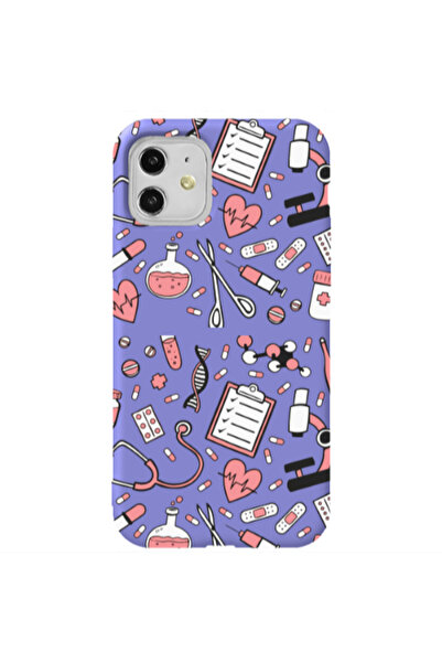Other Apple iPhone 11 Laboratory Purple Colored Silicone TPU Θήκη