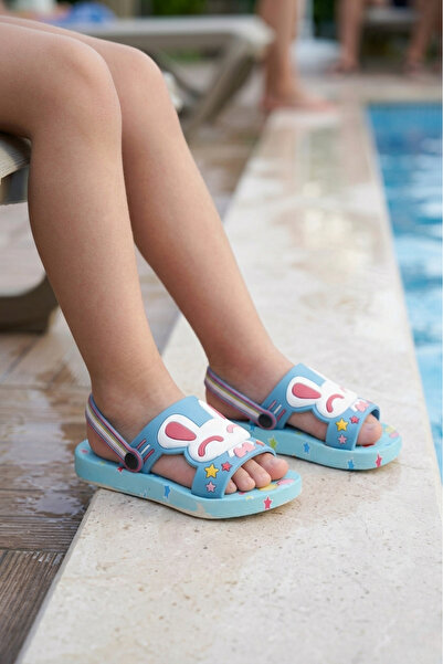 GEZER Girls' Pool and Beach Slippers-Sandals Suitable for Wet Ground