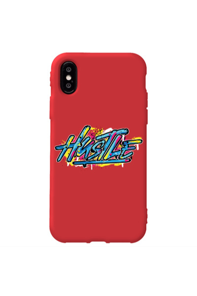 Other Apple iPhone Xs Max No pain Red Colored Silicone TPU Θήκη
