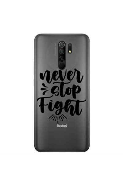 Other Xiaomi Redmi 9 Never stop fight Transparent Silicone TPU Θήκη