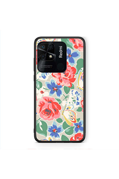 Other Xiaomi Redmi 10C Lady roses Black Glossy Θήκη