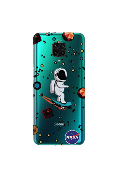Other Xiaomi Redmi Note 9S Astronaut with skateboard Transparent Silicone TPU...