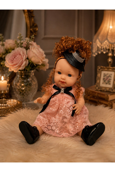 İ İthal Barok Vintage Esintili Dekoratif Bebek – 38 cm