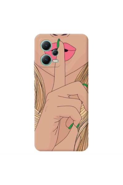 Other Xiaomi Redmi Note 12 Pro 5G Shut up Transparent Silicone TPU Θήκη