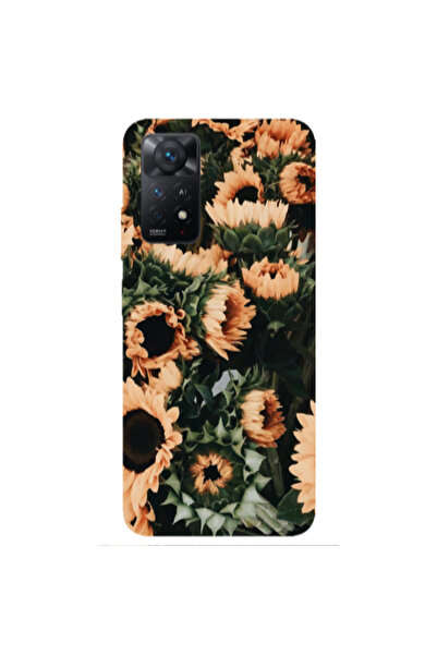 Other Xiaomi Redmi Note 11 4G Sunflowers Transparent Silicone TPU Θήκη