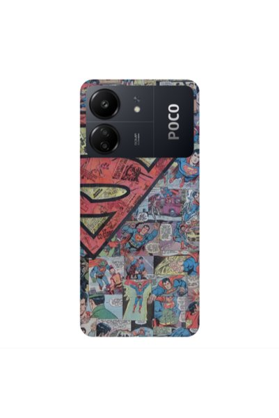 Other Xiaomi Poco C65 Superman galaxy Transparent Silicone TPU Θήκη
