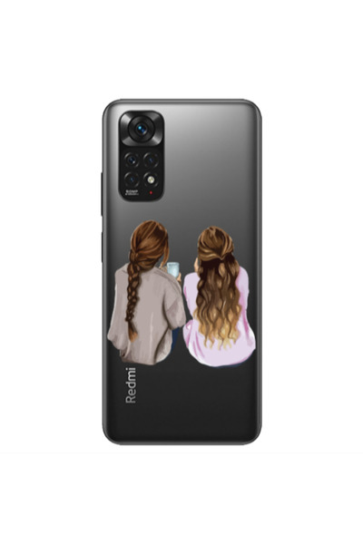 Other Xiaomi Redmi Note 11S NFC Friends Transparent Silicone TPU Θήκη