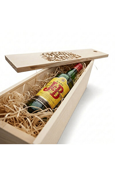 J&B Rare Pachet Cadou Cutie de Lemn Personalizata Whisky 40%, 1L