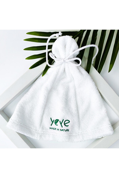 YEYE Made In Nature Căciulă de saună 100% bumbac, certificată OEKO-TEX Standa...