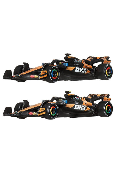 mattel Set 2 masinute Hot Wheels Premium Formula 1 McLaren multicolor 10cm 1:64