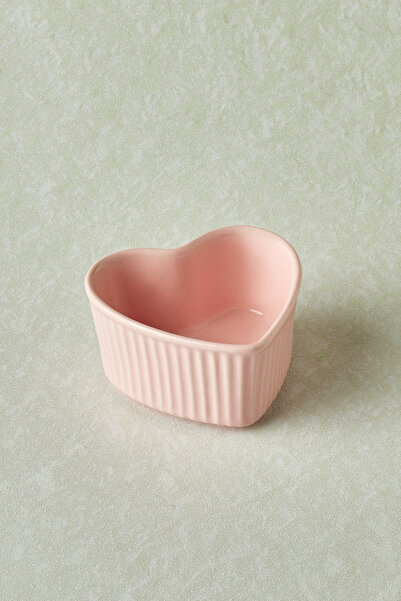 Karaca Heart Kalp Detaylı Çerezlik 9 cm Pembe