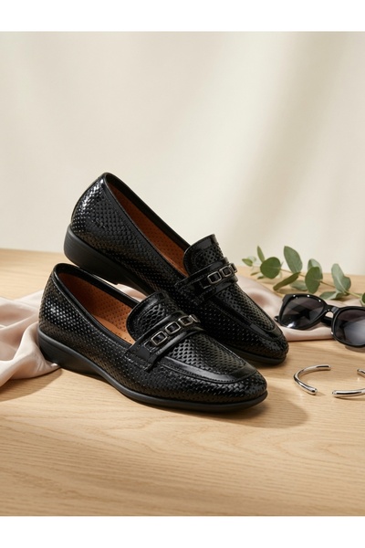 Kemal Aygün -Genuine Leather Women's Loafer Shoes