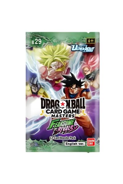 BANDAI Dragon Ball Super TCG : Fearsome Rivals Booster Single Pack (B29)