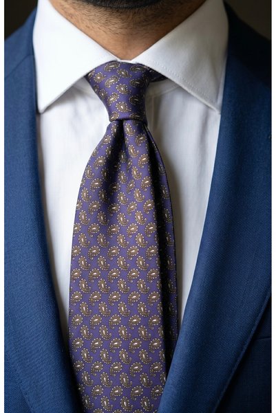 CROATE Imperial Collection |   Imported Italian Tencel Fabric Luxury Men's Tie