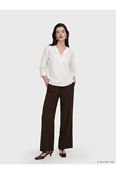 LC Waikiki I Beli Corded Wide Leg Women's Trousers from Freezen Store