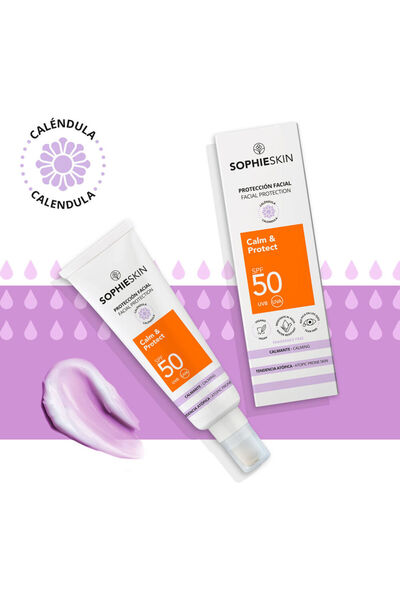 Sesderma SOPHIESKIN Calm & Protect Cremă de protecție solară SPF50, pentru pi...