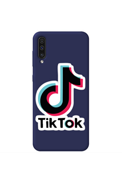 Other Samsung A70 Tik Tok Dark blue Colored Silicone TPU Θήκη