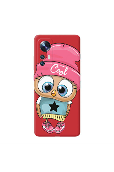 Other Xiaomi Mi 12 Pro Cool Star Red Colored Silicone TPU Θήκη